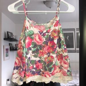 floral tank top
